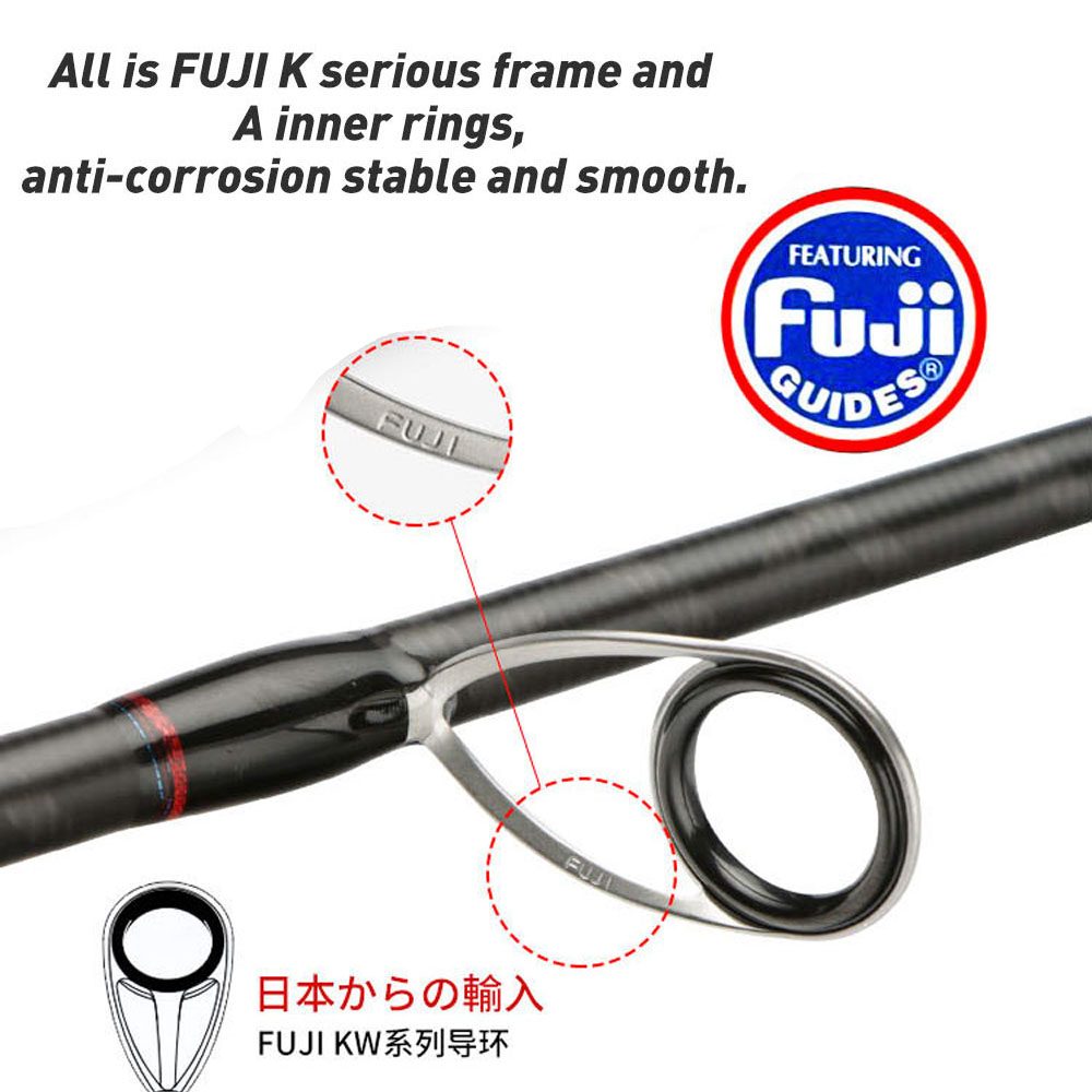 Fuji halkaları ile 2.59m ML M  - Fishing Rod Surf incelemesi ve fiyatı